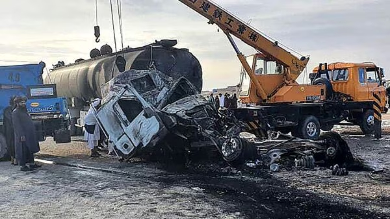 21 killed, 38 injured as bus collides with oil tanker in Afghanistan's Helmand